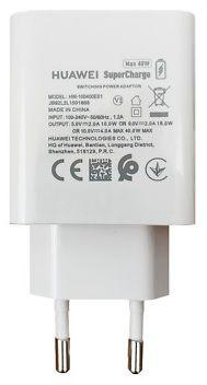 Ładowarka sieciowa adapter USB HUAWEI SuperCharge 40W 10V - 4A biała