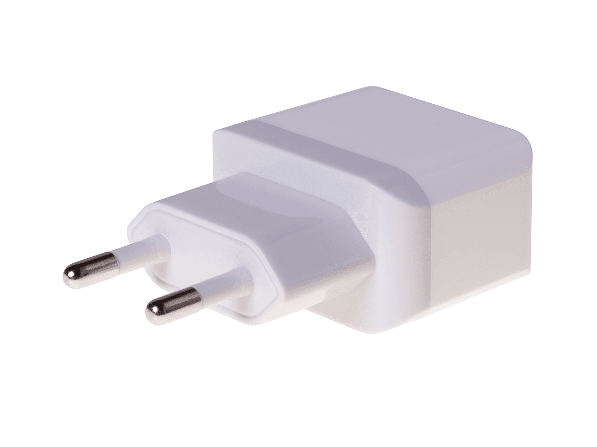 Adapter travel charger USB HEDO 2,1A - white (original)