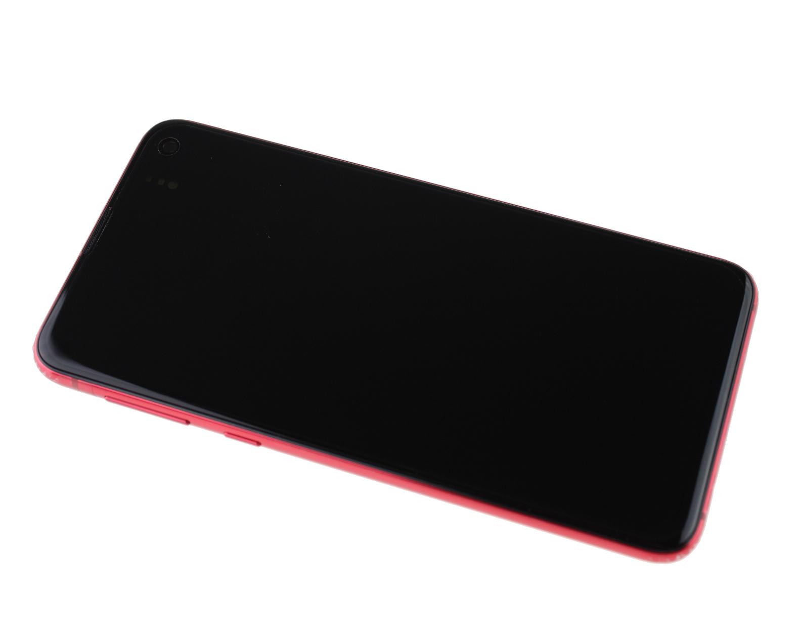 Original LCD + touch screen Samsung SM-G970 Galaxy S10e - red