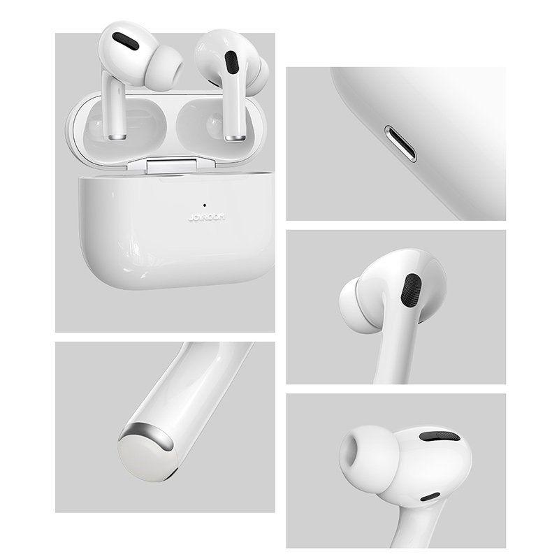 Joyroom Pro TWS wireless Bluetooth earphones with active noise cancellation ANC headset white (JR-T03S)