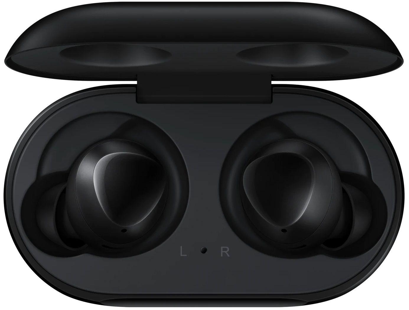 Bezdrátová sluchátka Bluetooth s indukčním nabíjením Buds černé