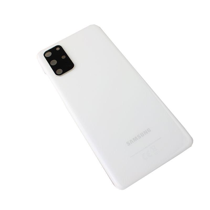 Original Battery cover Samsung SM-G985 Galaxy S20 Plus/ SM-G986 Galaxy S20 Plus 5G - white (dismounted)