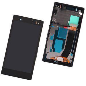 LCD+touch screen Sony Xperia Z C6602/C6603 black with frame