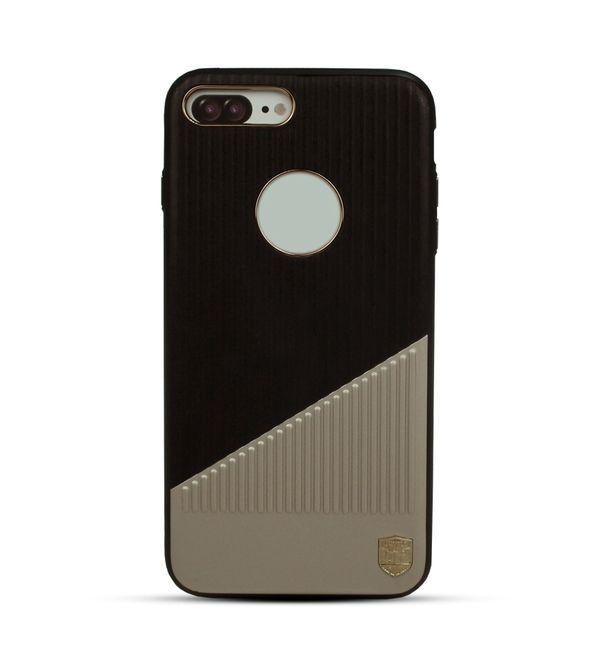 Nakładka Stripes iPhone 7/7S Plus black-gold
