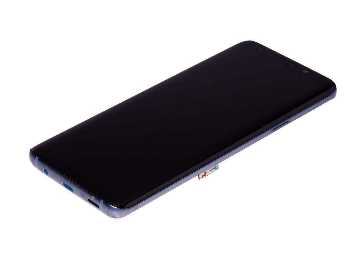 Oryginalny Wyświetlacz LCD + Ekran dotykowy Samsung SM-G965 Galaxy S9 Plus - niebieski
