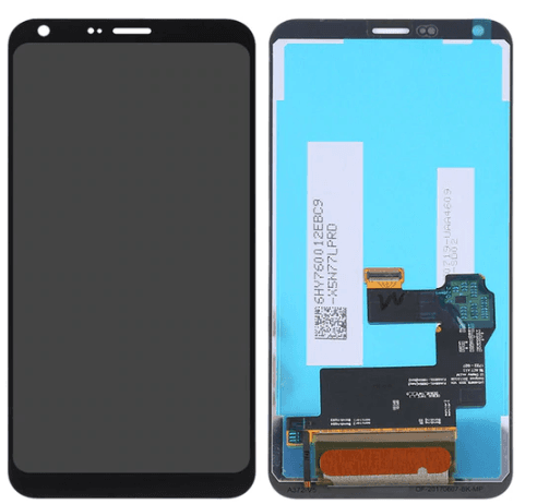 Wyświetlacz LCD + ekran dotykowy LG Q6 czarny ( Wymieniona Szyba )