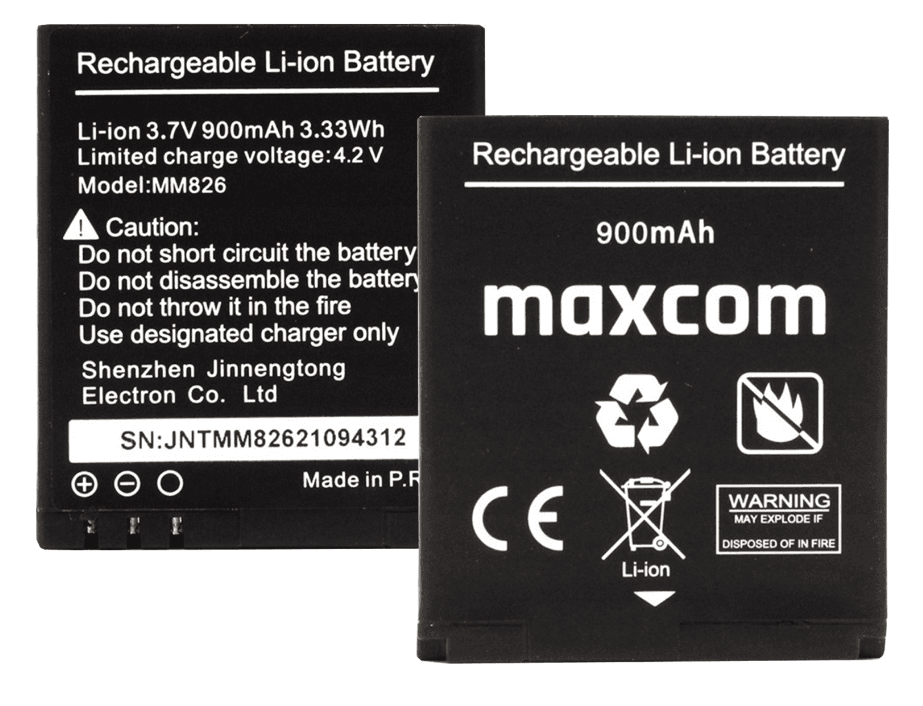 Original battery Maxcom MM826 900 mAh