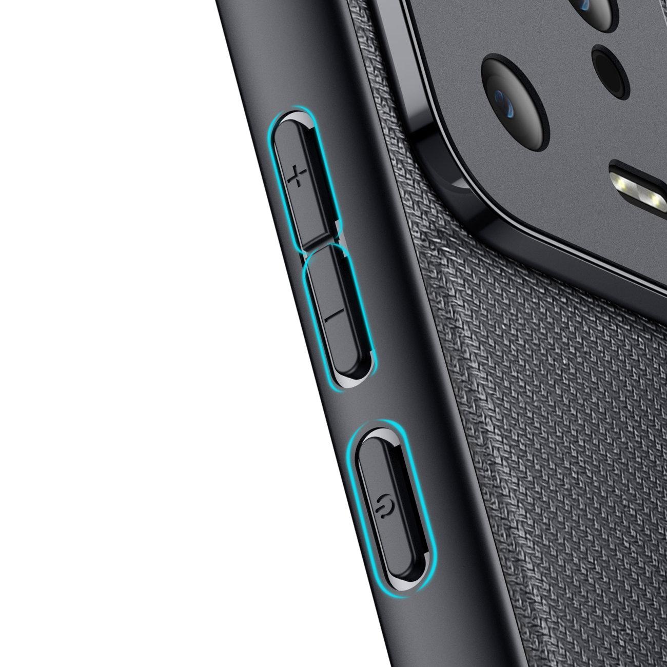 Dux Ducis Fino case for Xiaomi 13 cover with silicone frame black