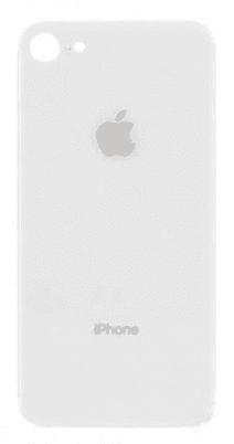 Klapka baterii iPhone 8 z powiększonym otworem na kamerę - biała
