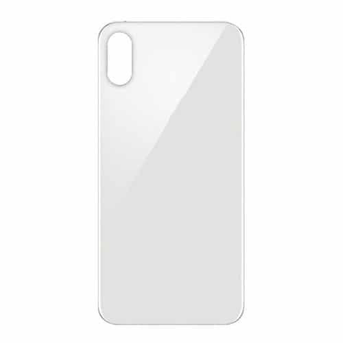 Battery cover iPhone Xs Max with bigger hole for camera - white