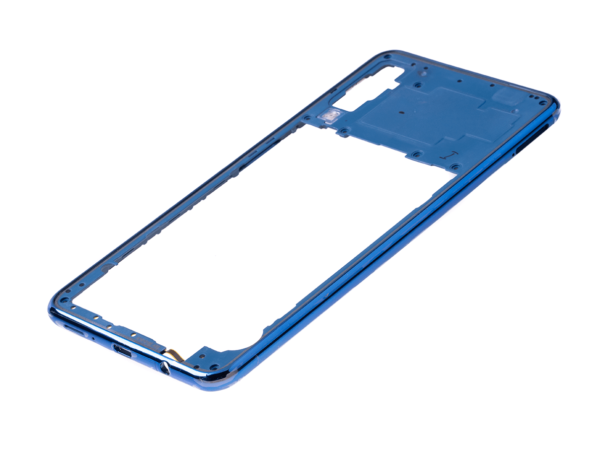 Originál rámeček - zadní kryt Samsung Galaxy A7 2018 SM-A750 modrý