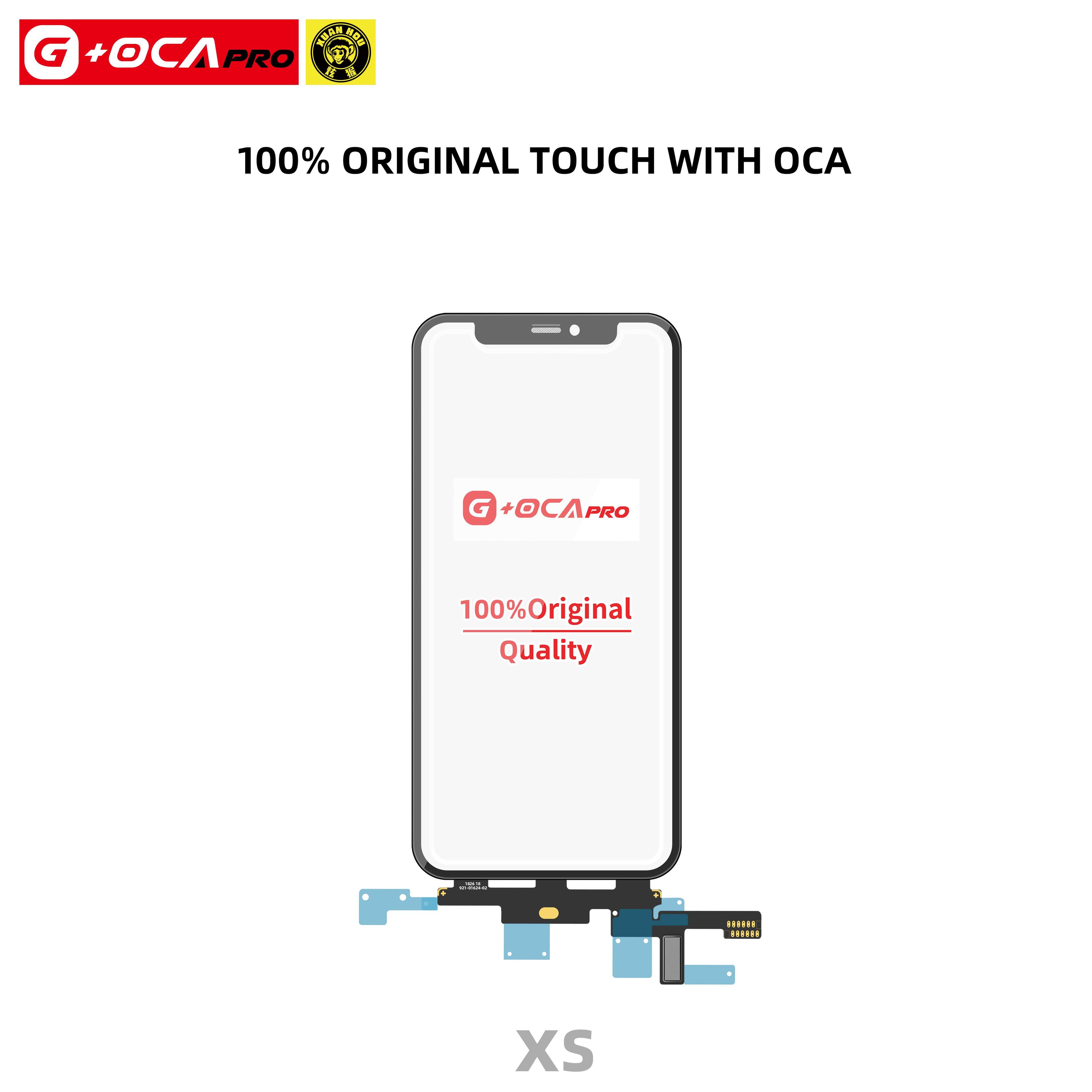 Touch Screen G + OCA Pro with original touch (with oleophobic cover) iPhone Xs