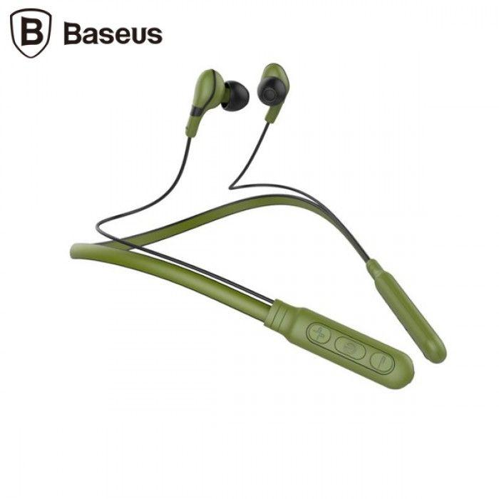 Sluchátka Baseus & Encok Bluetooth Earphone E16 zeleno - černé