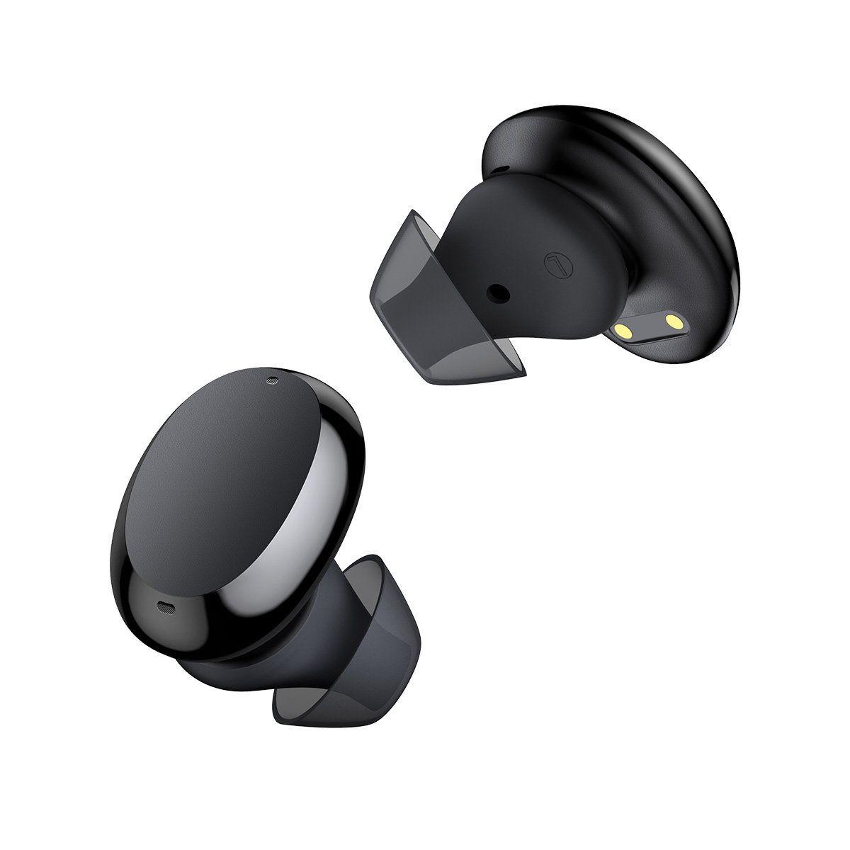 Baseus Encok W11 bezprzewodowe słuchawki dokanałowe TWS Bluetooth 5.0 wodoodporne IPX8 czarny (NGTW060001)