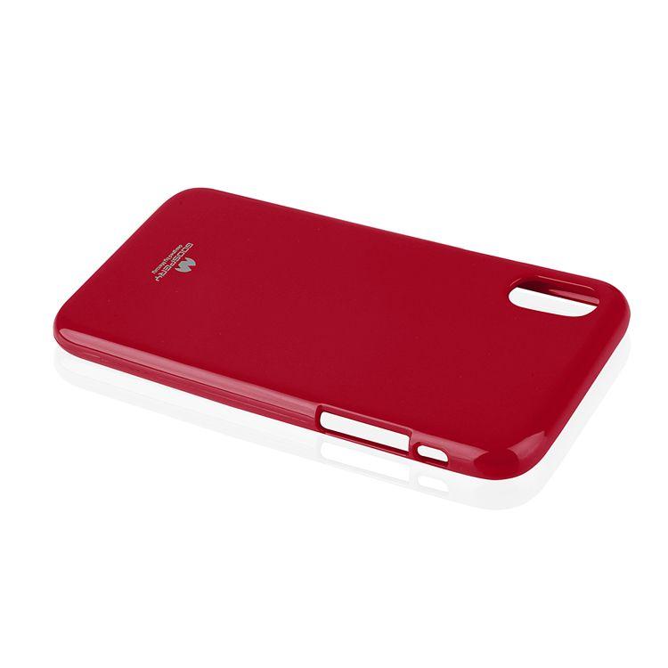 Obal iPhone X červený Mercury Jelly