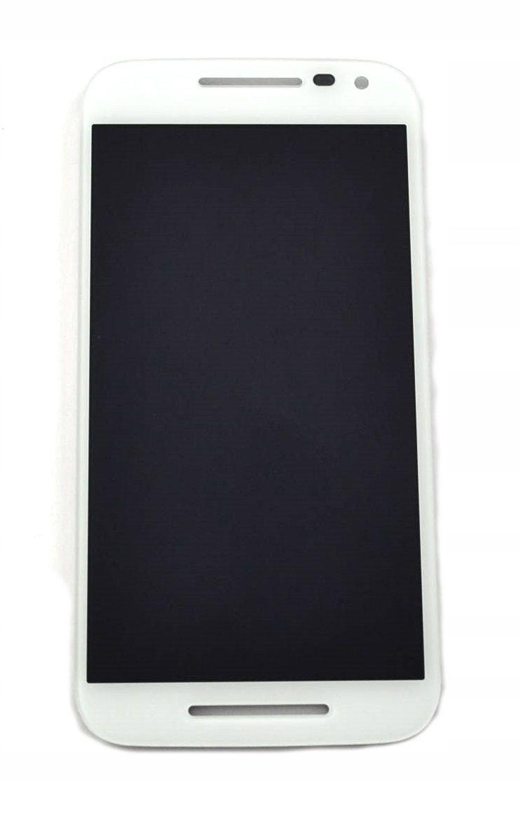 Wyświetlacz LCD + ekran dotykowy Motorola G3 XT1550/XT1548 biały