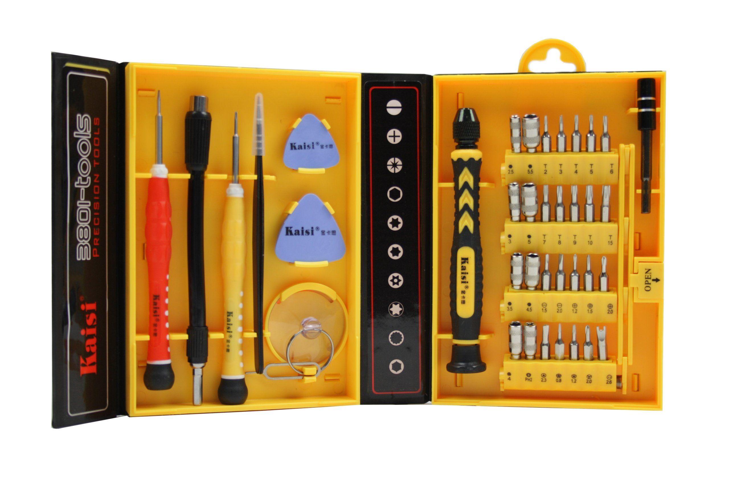 Set nástrojů a šroubováků iPhone Kaisi KS-3801 CRV 38 kusů