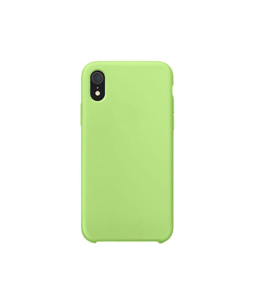 Silikonový obal iPhone X/XS zelený