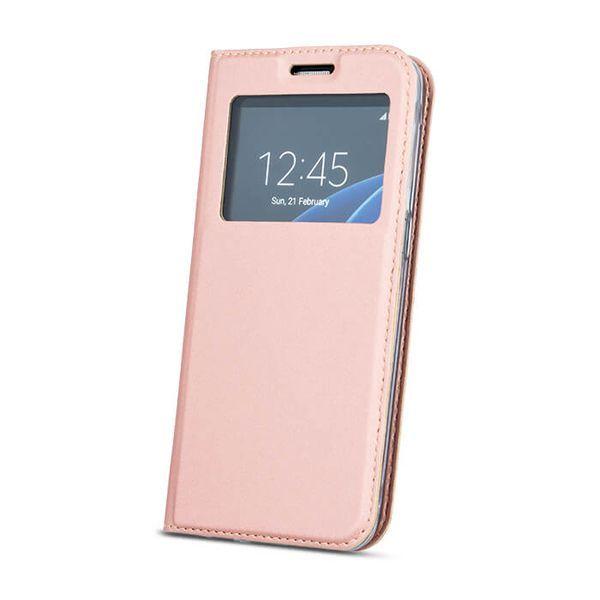 Obal Huawei P8 lite 2017 / P9 lite 2017 růžový Smart Look Magnet