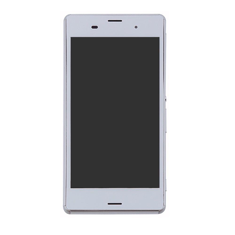Wyświetlacz LCD + ekran dotykowy  Sony Xperia Z3 biały (demontaż) oryginalny