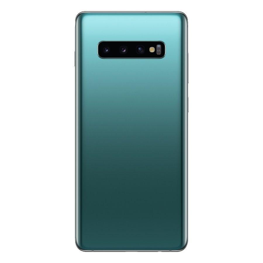 Battery cover Samsung S10 Plus + camera glass Green ( Prism Green )