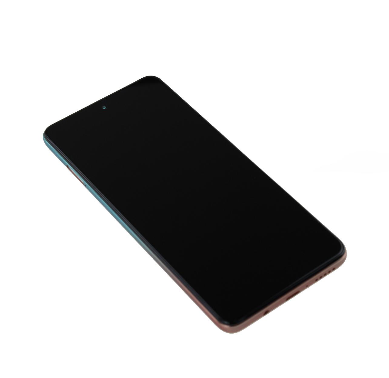 Oryginalny Wyświetlacz LCD + Ekran dotykowy Xiaomi Mi 10T Lite 5G - różowo-złoty