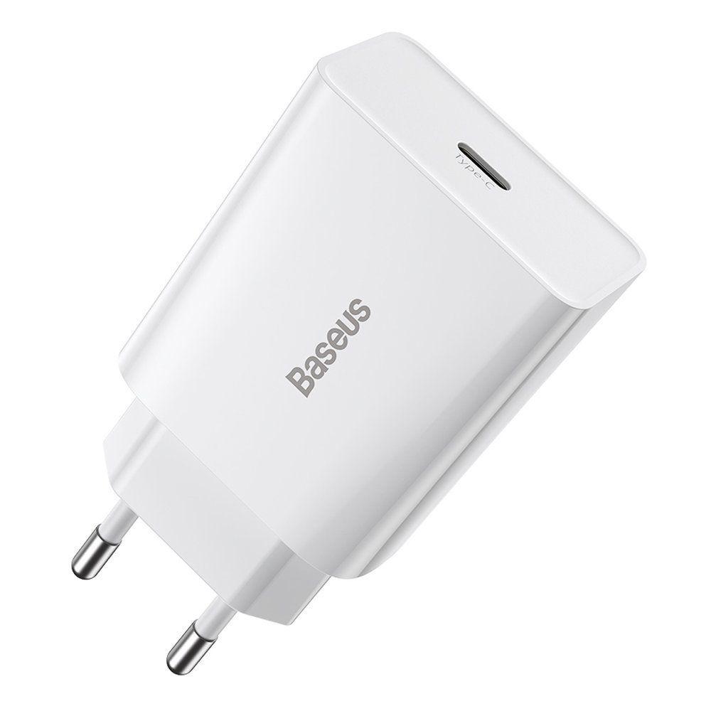 Baseus Speed Mini fast wall charger EU USB Type C 20W 3A Power Delivery Quick Charge black (CCFS-SN01)