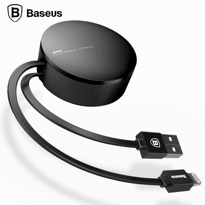 Cable USB Baseus New Era Telescopic 0,9m iPhone black