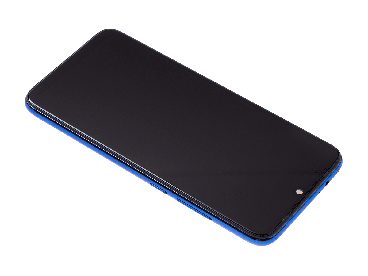 Oryginalny wyświetlacz lcd + ekran dotykowy Xiaomi Redmi Note 7 (wymieniona szyba) - niebieski