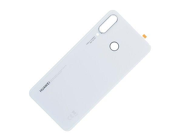 Kryt baterie Huawei P30 lite bílý + sklíčko kamery