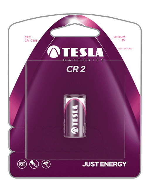 Mercury Free Lithium Cell Battery TESLA CR2 1pcs