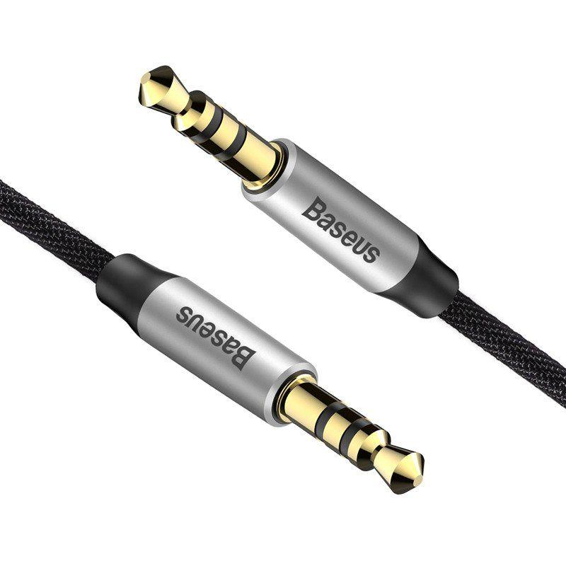 Cable jack-jack Baseus Yiven Audio M30 1,5m silver-black