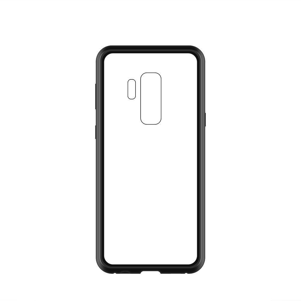 Case 360 with magnetic frame Samsung Galaxy J6 Plus transparent
