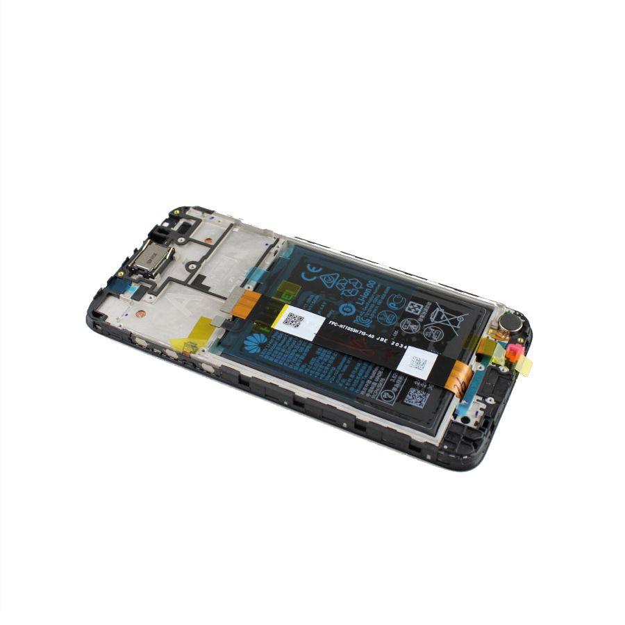 Oryginalny Wyświetlacz LCD + Ekran dotykowy + Bateria Huawei Y5p - czarny