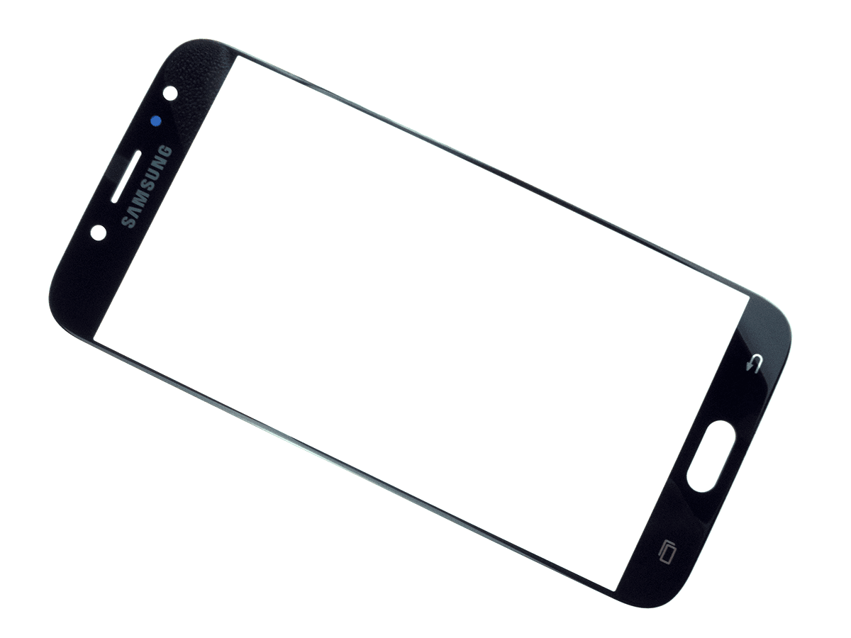 LCD Sklíčko Samsung Galaxy J7 2017 J730 černé - sklíčko displeje