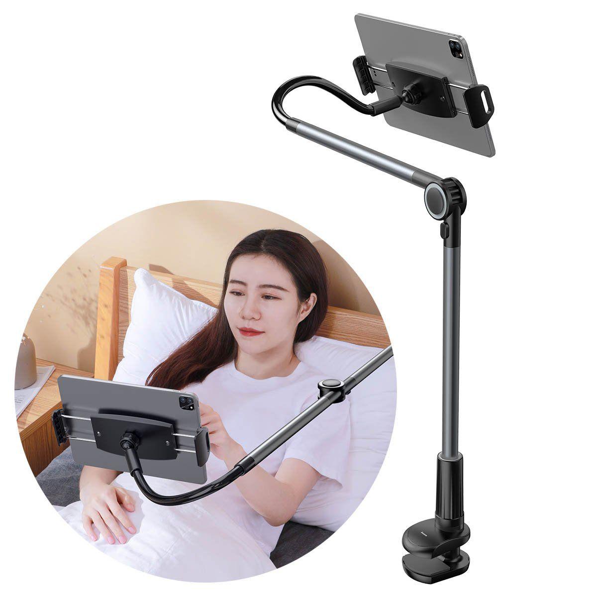 Baseus Otaku life rotary adjustment lazy holder Applicable for phone and tablet gray (SULR-B0G)