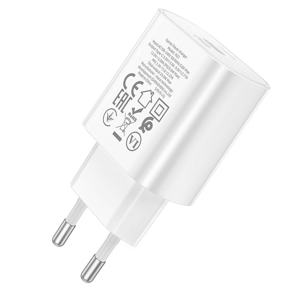 HOCO charger Type C Power Delivery PD 25W Jetta N22 white