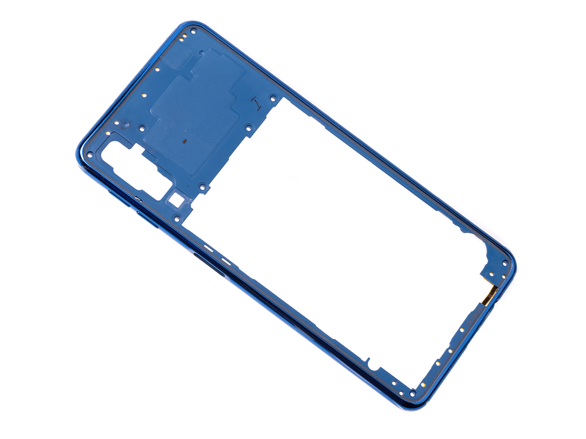 Original frame / Back cover Samsung SM-A750 Galaxy A7 (2018)- blue