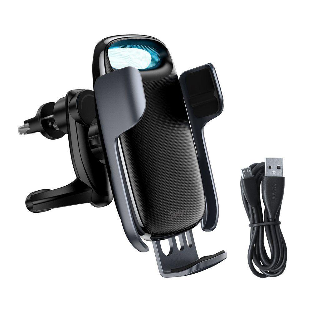 Baseus Milky Way 15W bezdrátová Qi autonabíječka do auta - automatický držák telefonu do auta WXHW02-01