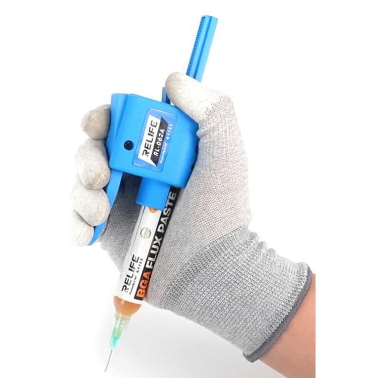 Gun Relife RL-062A - squeezer for flux, glue, flux, soldermask + 2 needles