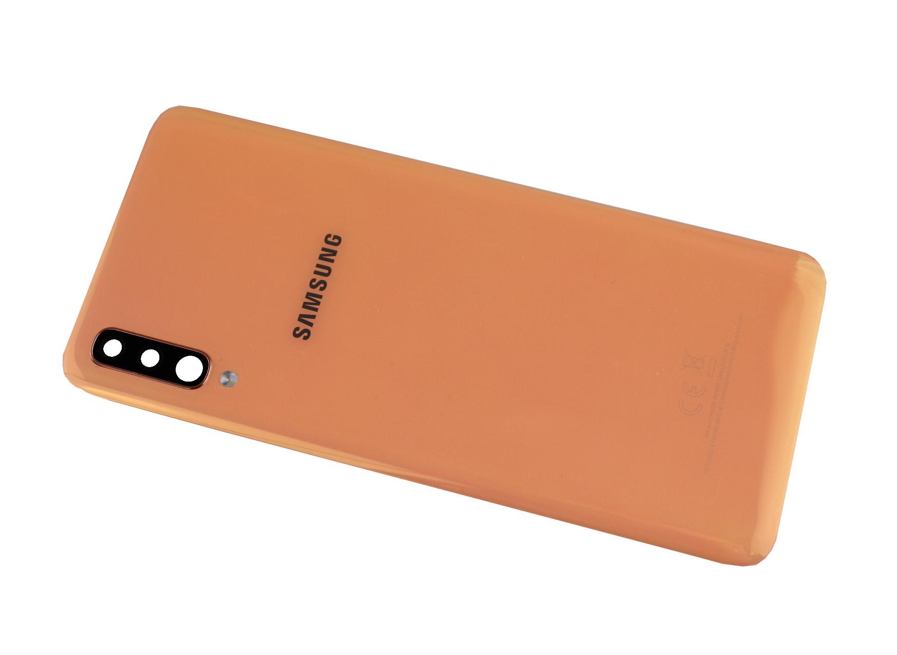 Oryginalna Klapka baterii Samsung SM-A705 Galaxy A70 pomarańczowa - Colar