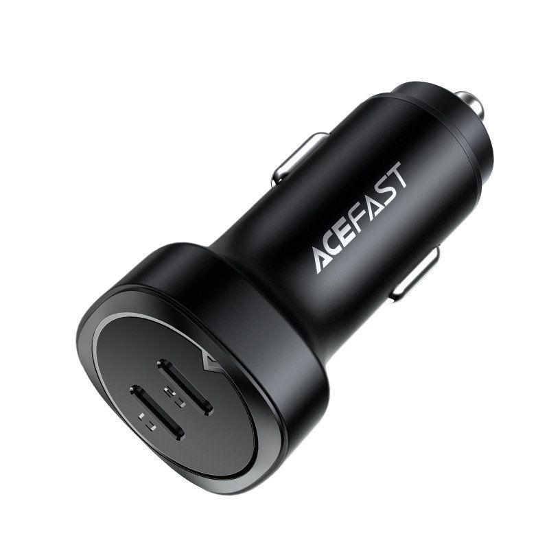 Acefast nabíječka do auta 72W 2x USB Typ-C, PPS, Power Delivery, Quick Charge 3.0, AFC, FCP B2