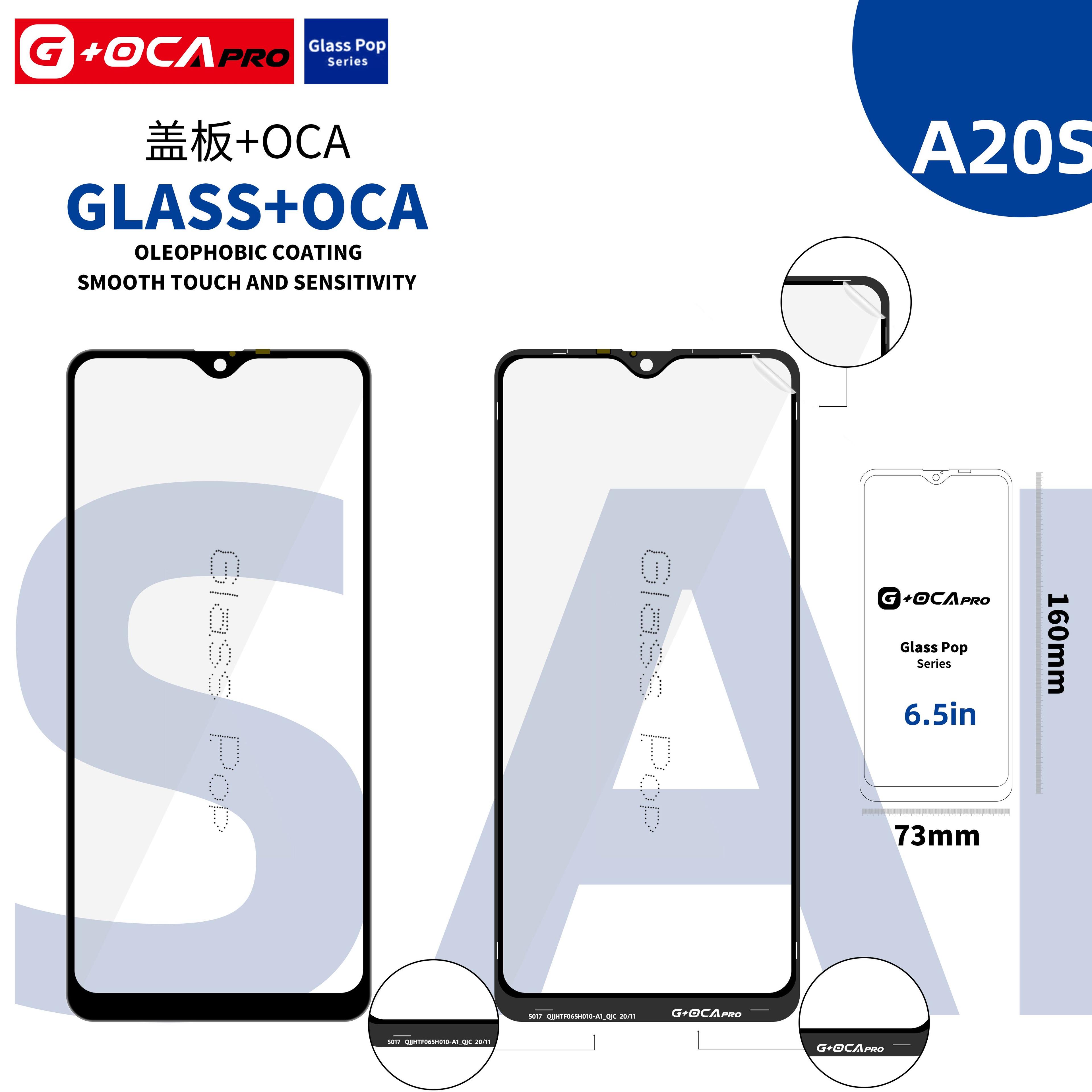 Glass G + OCA Pro (with oleophobic cover) Samsung SM-A207 Galaxy A20s
