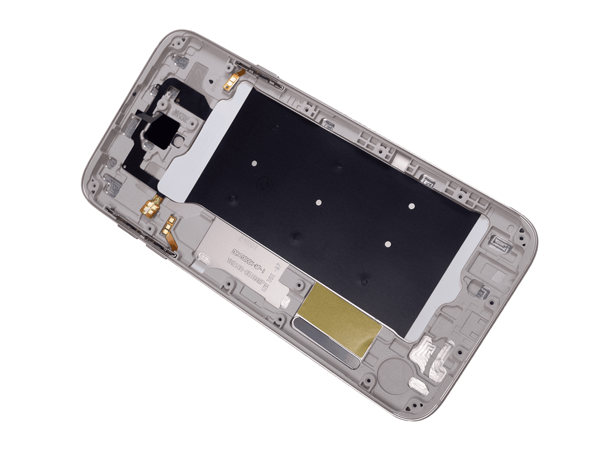 Klapka baterii Samsung J730 J7 2017 srebrna / niebieska