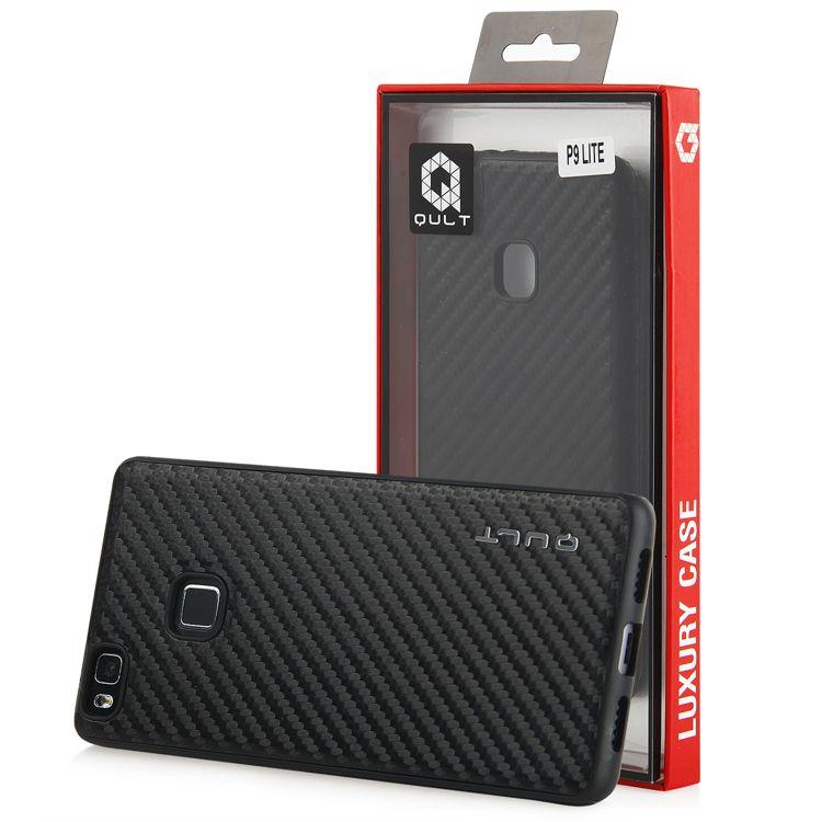 Back Case Qult Carbon Huawei P9 Lite czarny