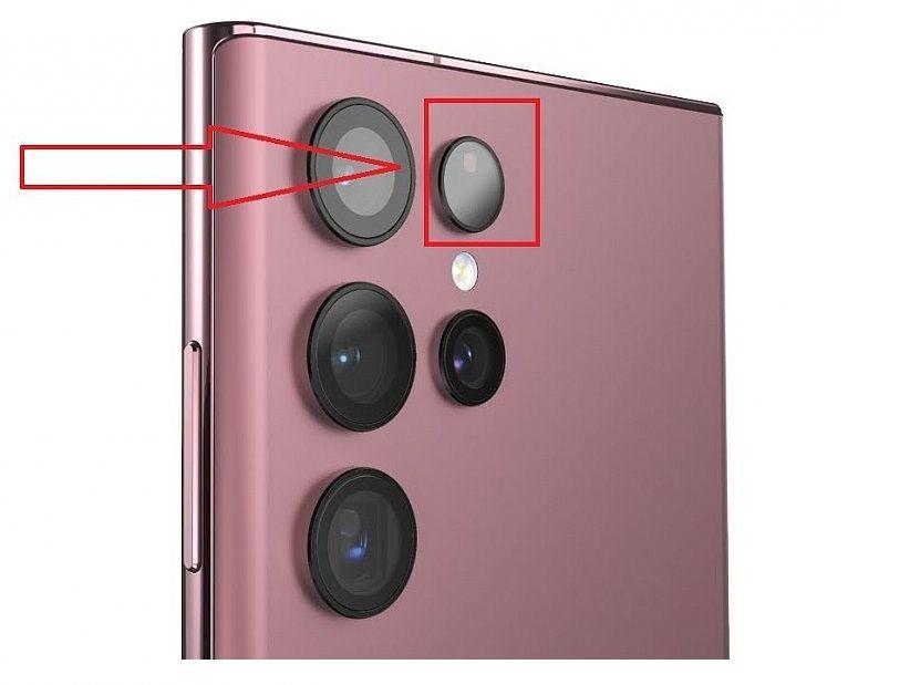 Oryginalna szybka kamery autofocus Samsung SM-S908B GALAXY S22 Ultra