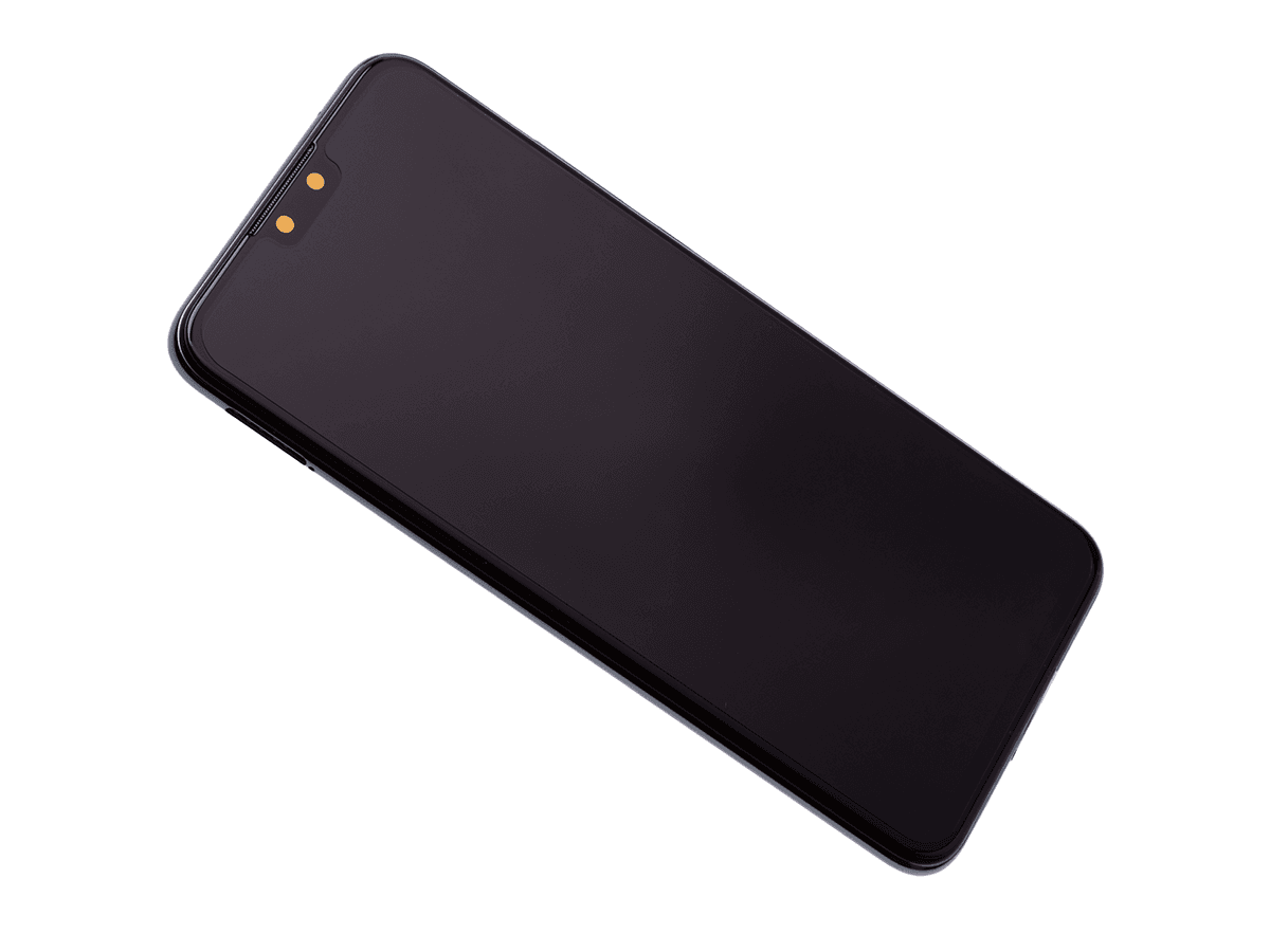 Front cover with touch screen and display with battery Huawei Y9 2019 - black (original)