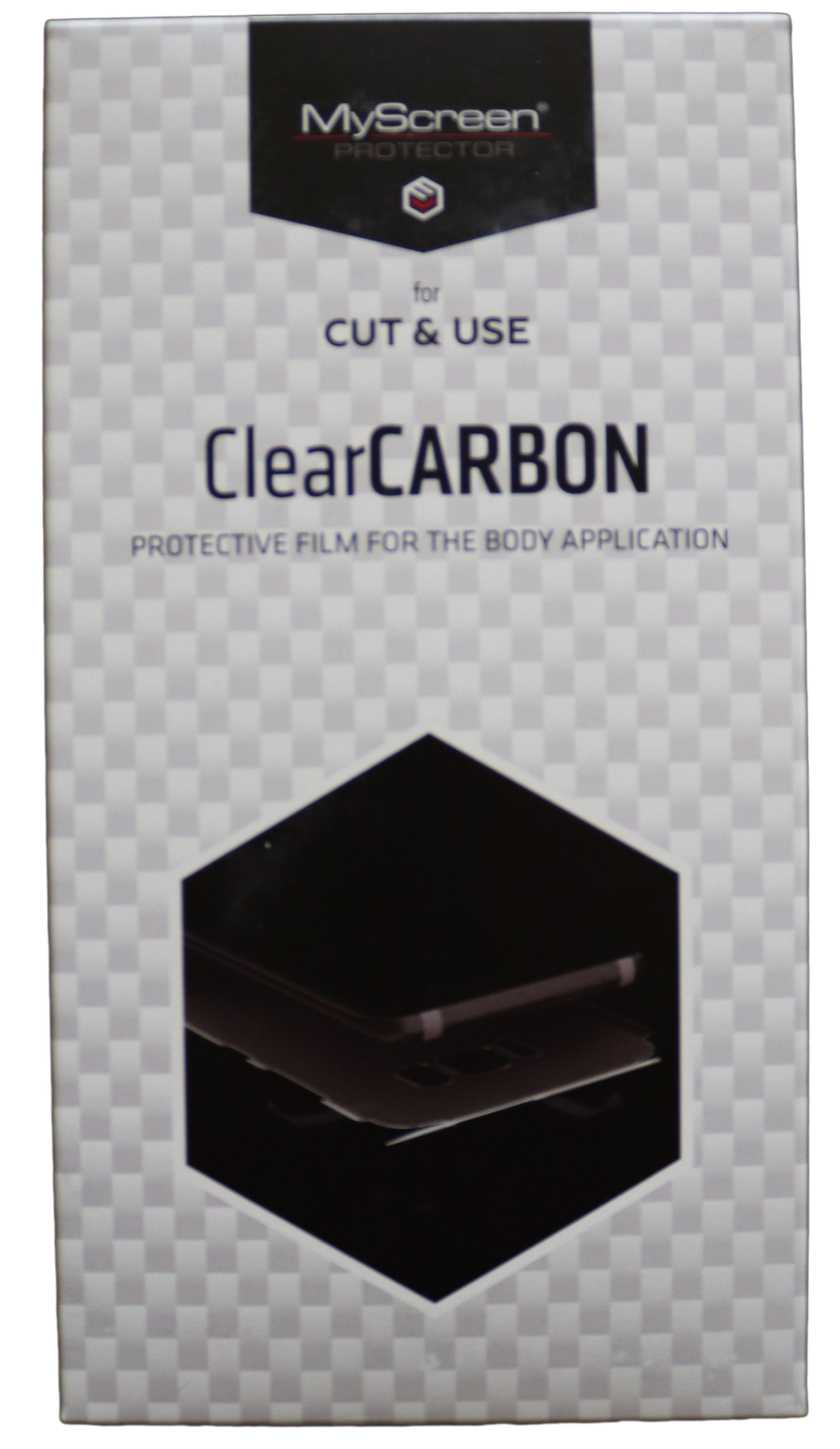 Folia do plotera 6.5" 3D clear Carbon MyScreen Cut & Use (komplet 10+1)