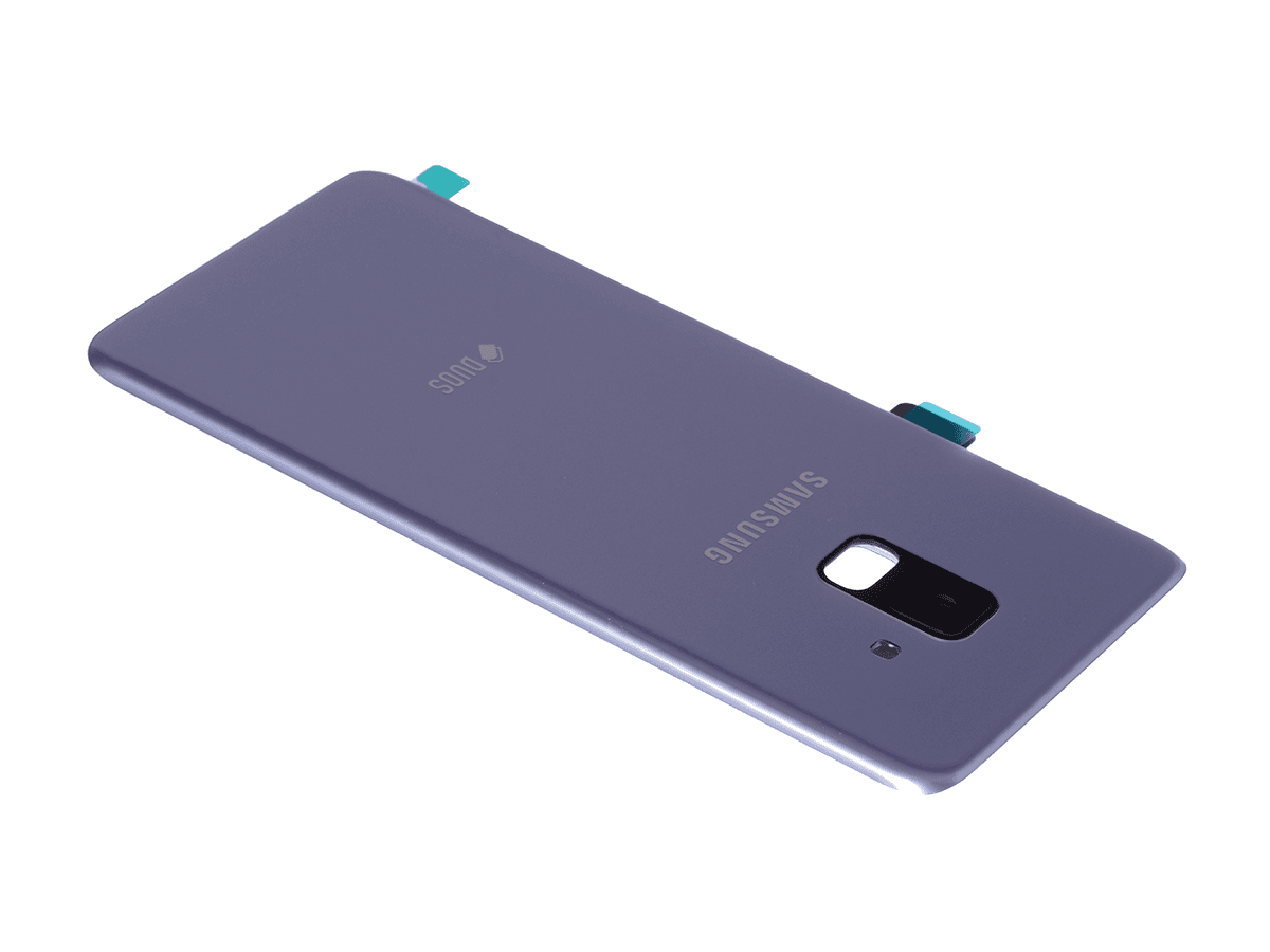 Original battery cover Samsung SM-A530F Galaxy A8 2018 purple ( orchid grey ) + camera glass