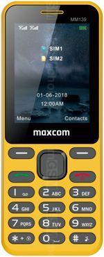 Phone MaxCom MM139 yellow